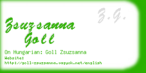 zsuzsanna goll business card